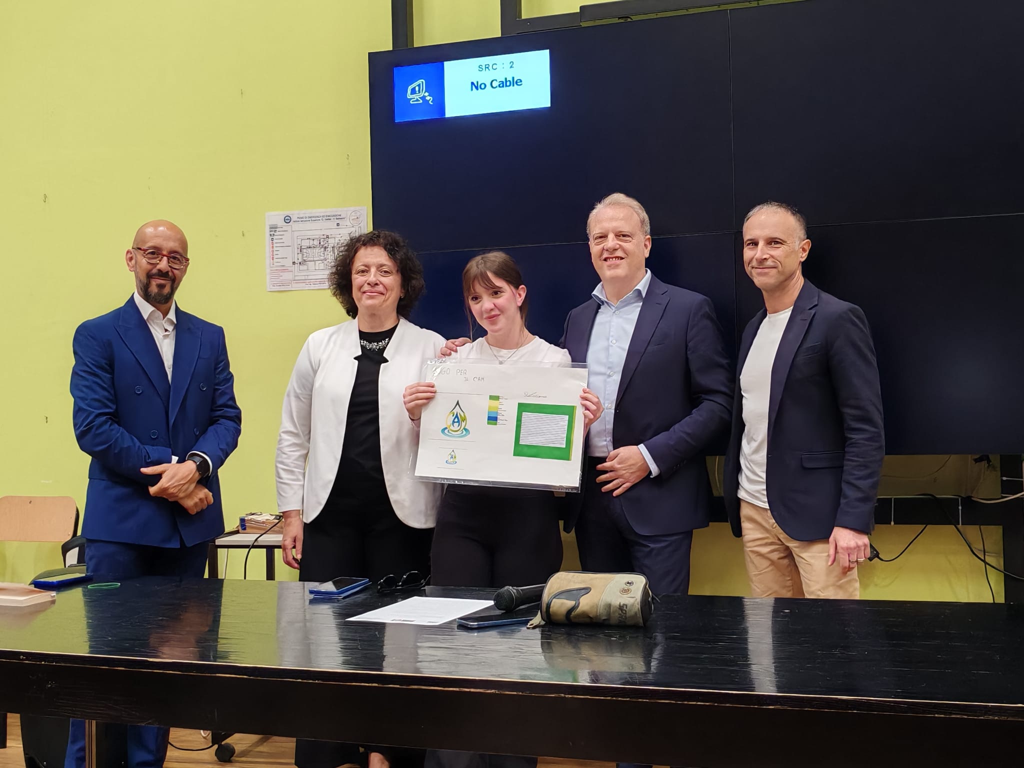 Nuovo logo del CAM, premiati i vincitori: presentati 50 elaborati