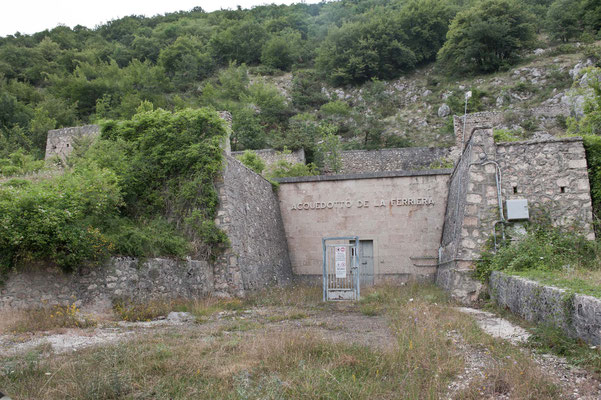 Probabile perdita idrica sull\'acquedotto di adduzione Ferriera